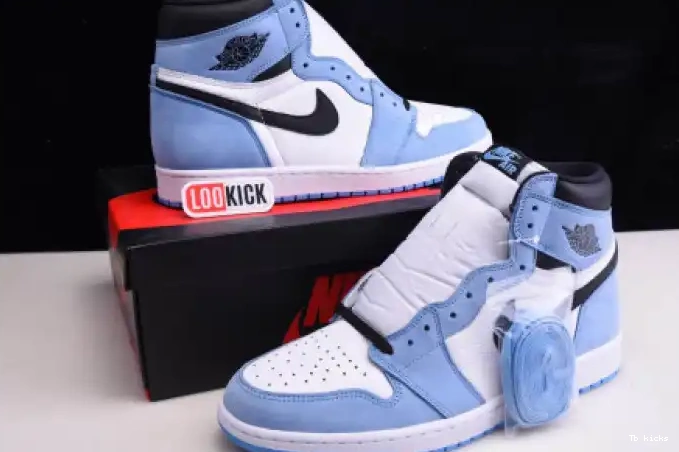 Reps TBK HIGH WHITE 555088-134 BLUE UNIVERSITY BLACK 1 AIR JORDAN RETRO 0416